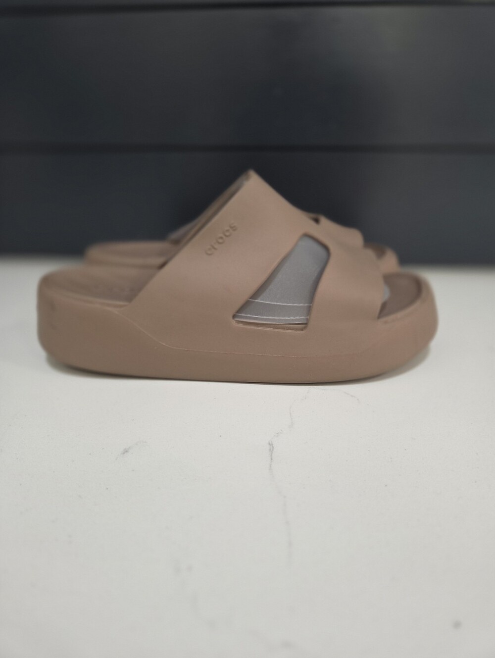 Crocs Women’s Brown Slide Sandals - Picture 3 of 11